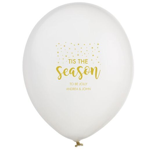 Tis The Season Latex Balloons